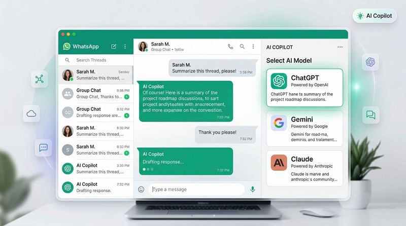 Complete Guide to WhatsApp AI Copilot: ChatGPT, Gemini & Claude Compared