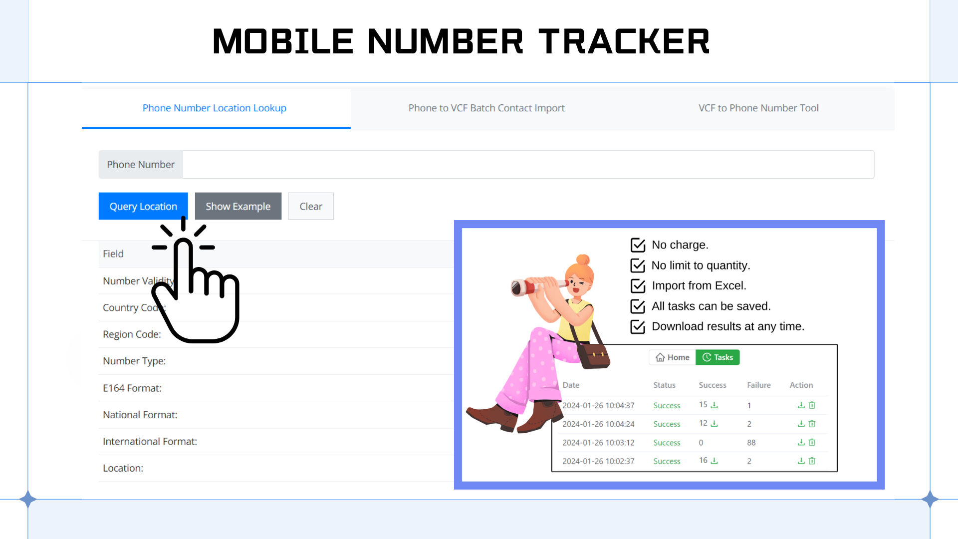 Mobile Number Tracker Results